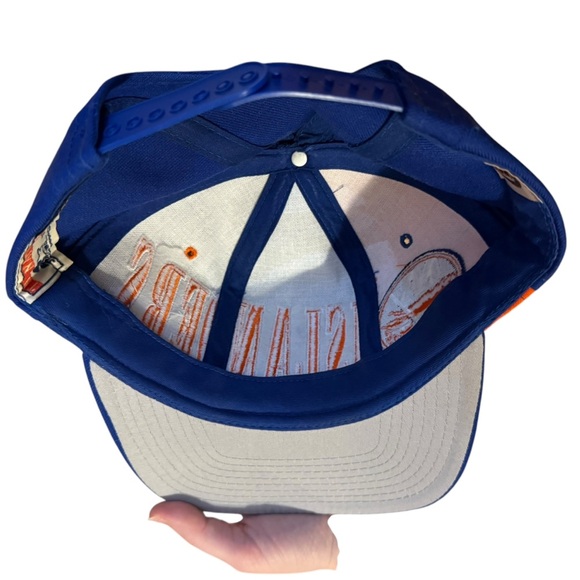 Vtg 1990s Starter New York Islanders NHL Hockey Tri Power Snapback Cap Hat - Picture 4 of 6
